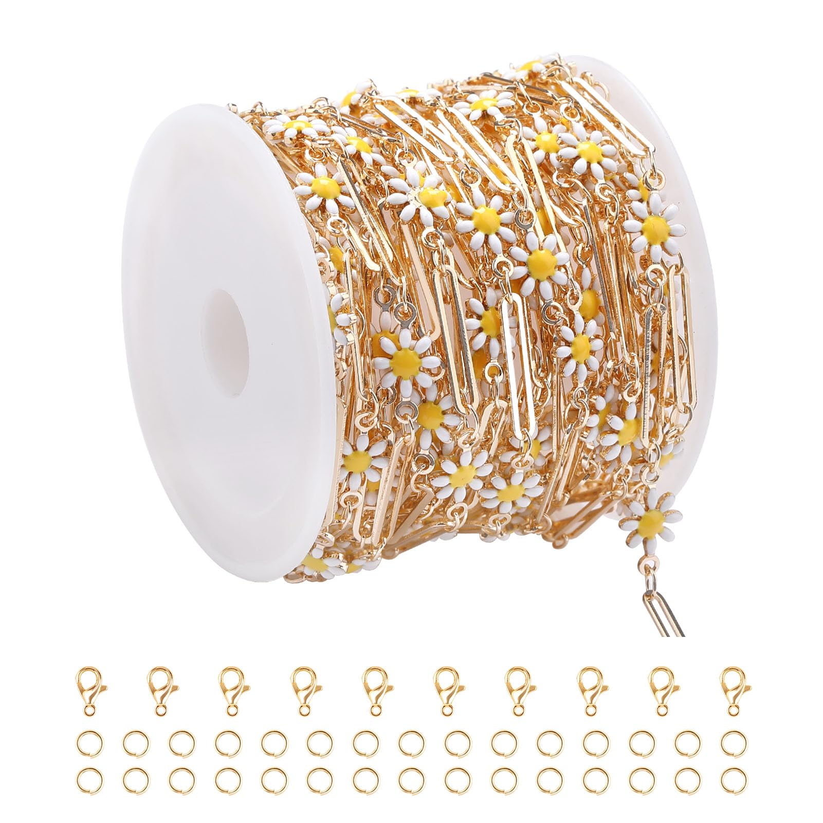 Sparkle4c_Jewelryページです Amazon.com: KYUNHOO 5 Meters Daisy Chains for Jewelry Making